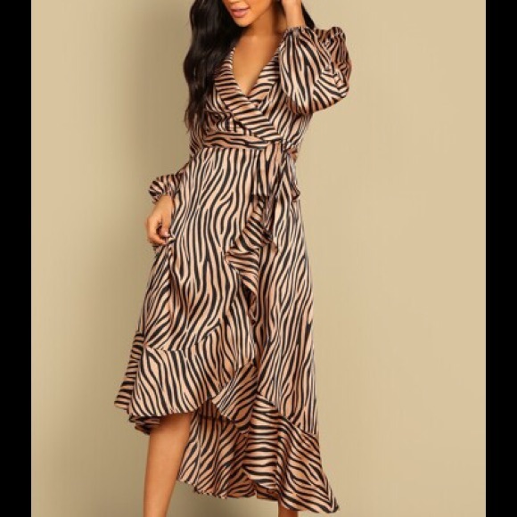 Maison Garrison Dresses & Skirts - Animal Print Statement Dress